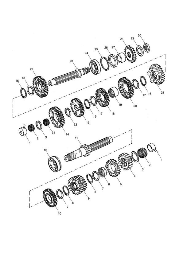 2003 Triumph Oil Seal Transmission Eng Engine